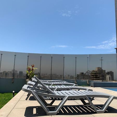 Acogedor Dpto En San Isidro Excelente Vista, Piscina Y Wifi Lejlighed Lima Eksteriør billede