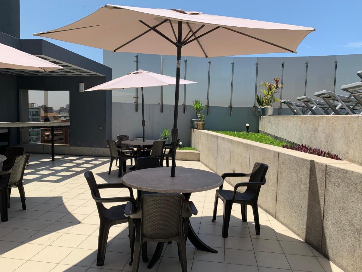 Acogedor Dpto En San Isidro Excelente Vista, Piscina Y Wifi Lejlighed Lima Eksteriør billede